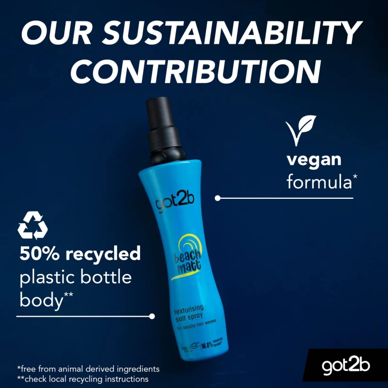 Spray de textura Got2b Beach Matte Texturising Salt, 200ml, finisaj mat